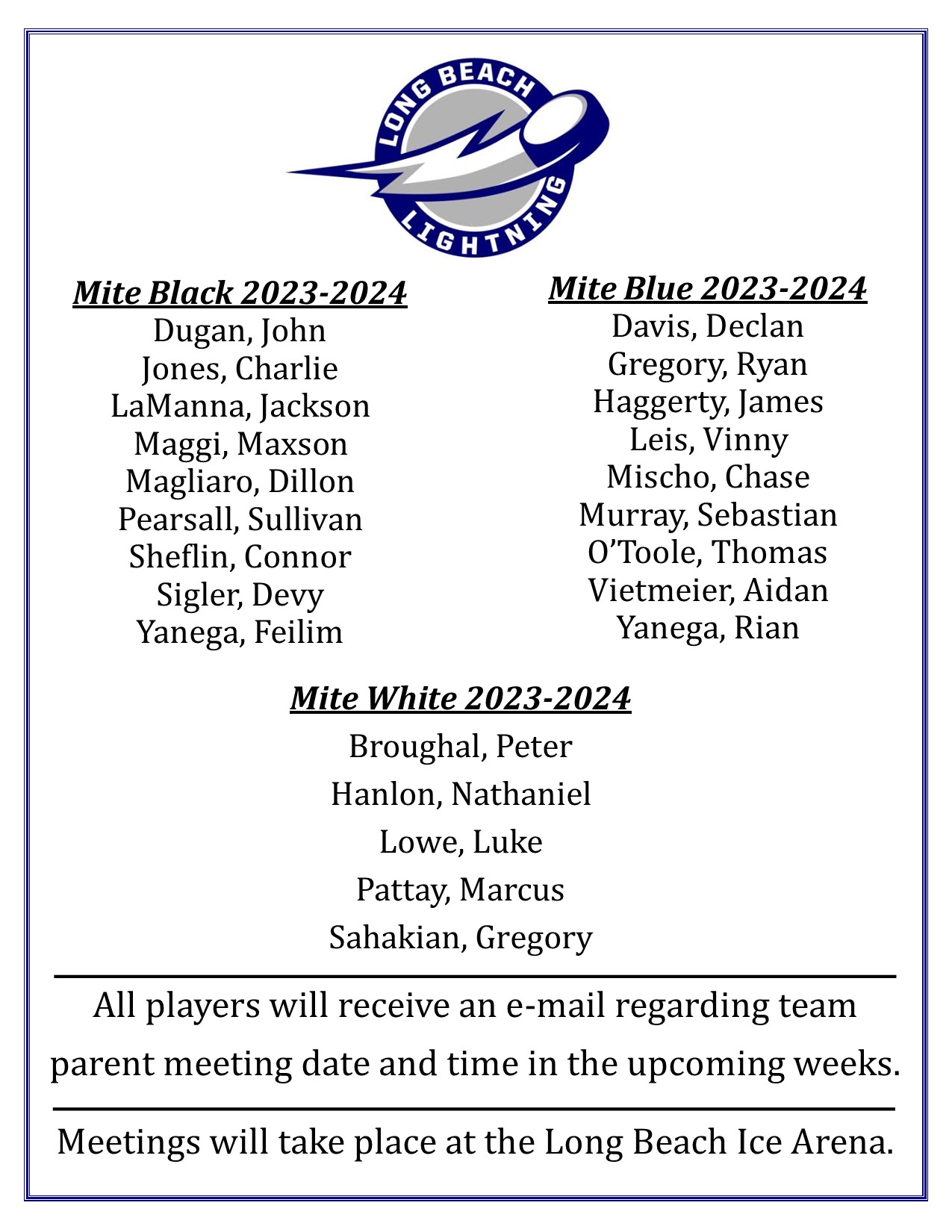 20232024 LBL Mite Teams Long Beach Lightning